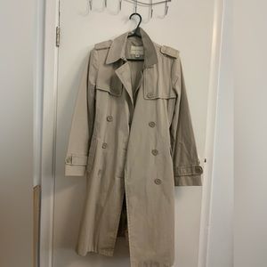 Banana Republic Trench Coat (M size) Mid-length Beige colour